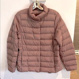 Uniqlo Ultra Light Down Dusty Rose Jacket